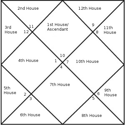 vedic astrology birth chart houses